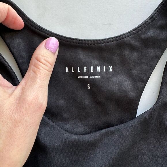 All Fenix Women Black Liquid Leopard Racerback Sporty Sports Bra Top‎ Size Small - Picture 9 of 13